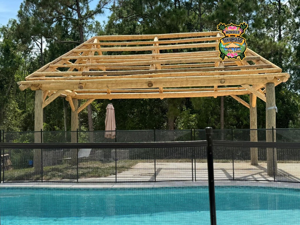 Wooden Bar Top Detail