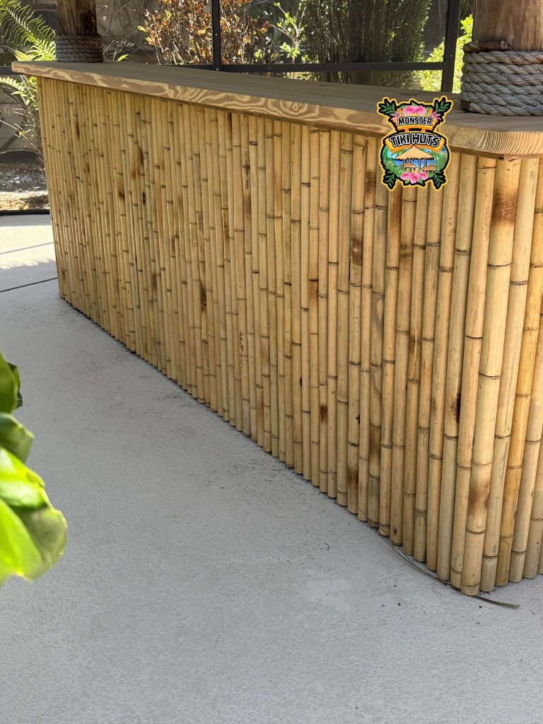 Tiki Bar 5 — Custom tiki bar build (poolside, backyard, or commercial)